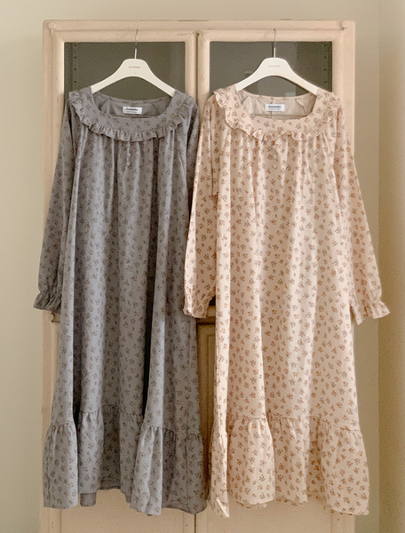 [Juuneedu] Jeu Autumn Flower Couple Pajamas Set