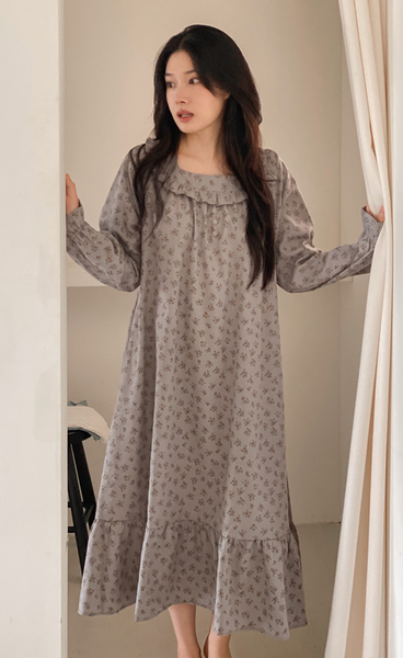 [Juuneedu] Jeu Autumn Flower Couple Pajamas Set