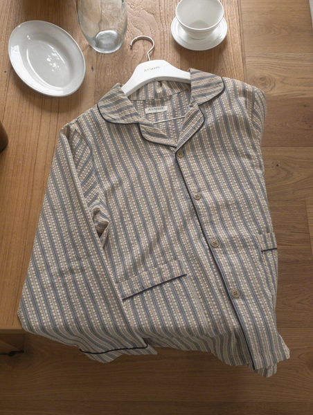 [Juuneedu] Jeu Rusk Stripe Pajamas Set