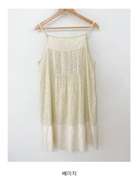 [VINVLE] The Vet Flower Lace Dress