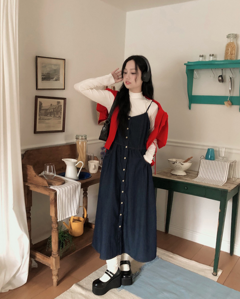 [VINVLE] Rendon Denim Dress