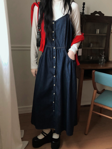 [VINVLE] Rendon Denim Dress