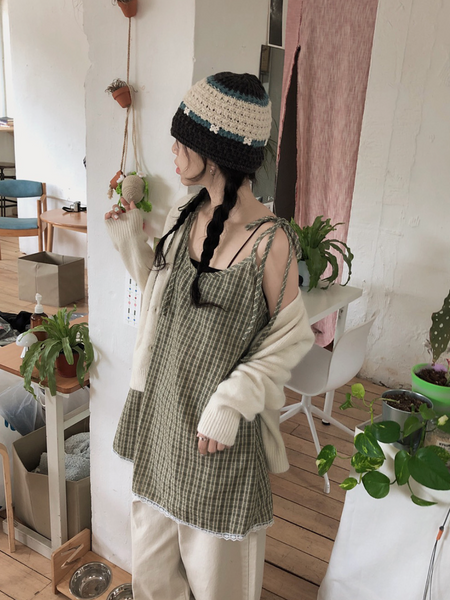 [VINVLE] Vintage Checkered Dress