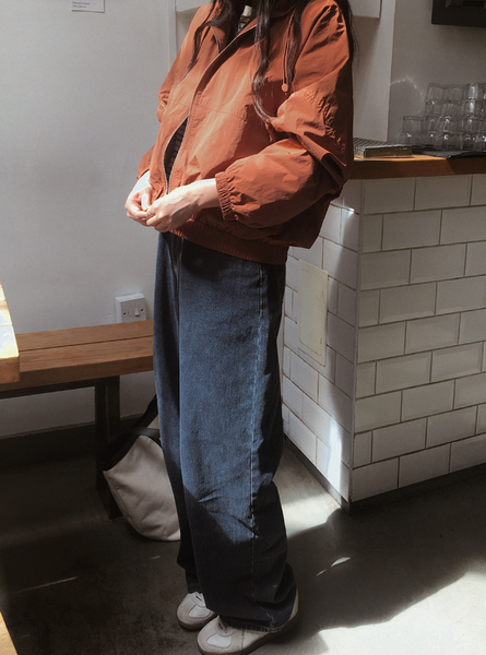 [SLOWAND] # SLOWMADE Hourline Wide Denim Pants