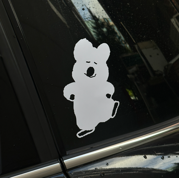 [Dinotaeng] HAPPY QUOKKA WINDOW STICKER