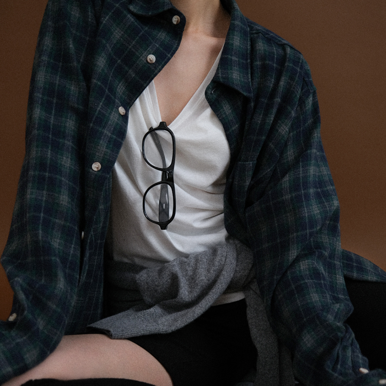 [AUTUMN] Clay Checkered Shirt