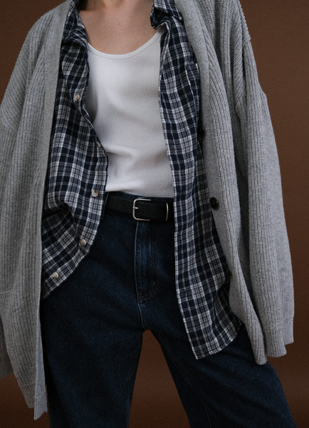 [AUTUMN] Clay Checkered Shirt