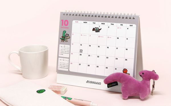 [JOGUMAN STORE] 2025 Desk Calendar (2Types)