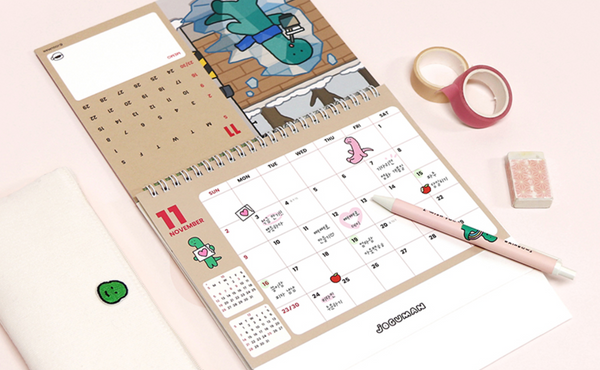 [JOGUMAN STORE] 2025 Desk Calendar (2Types)