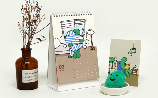 [JOGUMAN STORE] 2025 Desk Calendar (2Types)