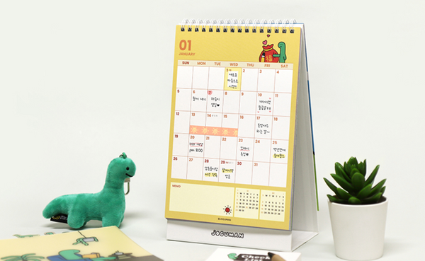 [JOGUMAN STORE] 2025 Desk Calendar (2Types)