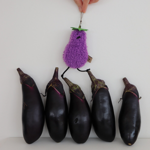 [hozumi] Sayho Eggplant Keyring