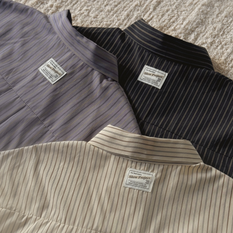 [SLOWAND] # SLOWMADE Le Labo Stripe Shirt