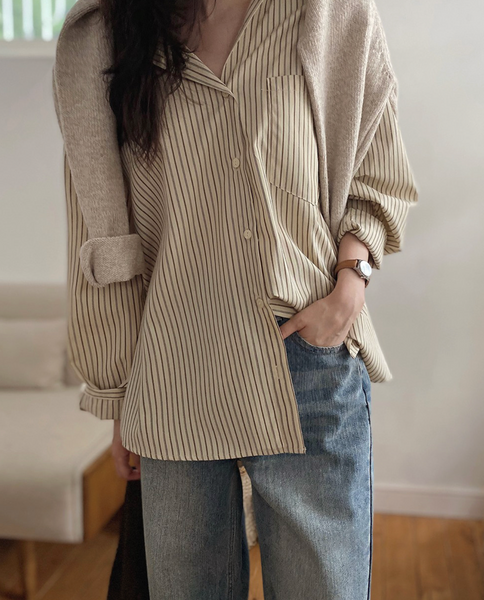 [SLOWAND] # SLOWMADE Le Labo Stripe Shirt