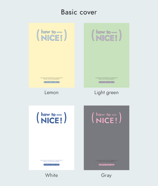 [BE ON D] 2025 How to Nice Monthly Book