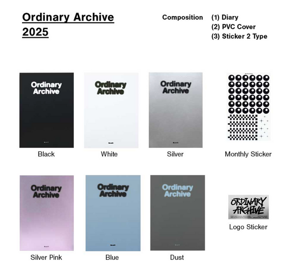 [BE ON D] 2025 Ordinary Archive Diary