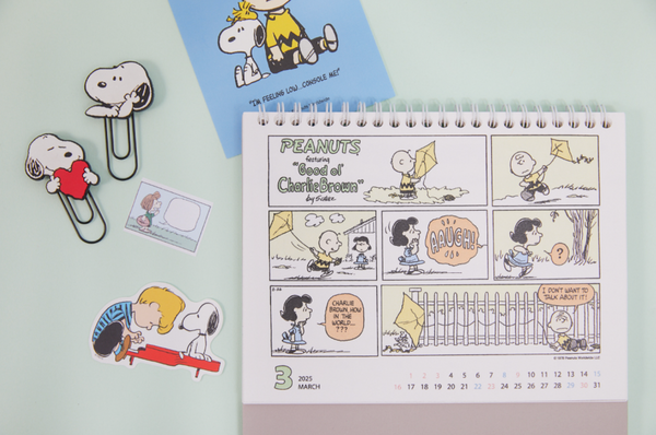 [Peanuts] 2025 Snoopy Desk Calendar *11月中韓國出貨*