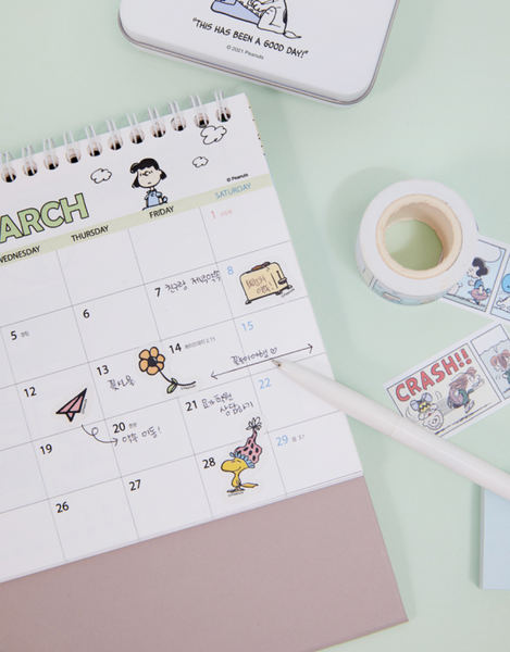 [Peanuts] 2025 Snoopy Desk Calendar *11月中韓國出貨*