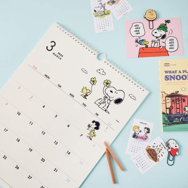 [Peanuts] 2025 Snoopy Wall Calendar *11月中韓國出貨*