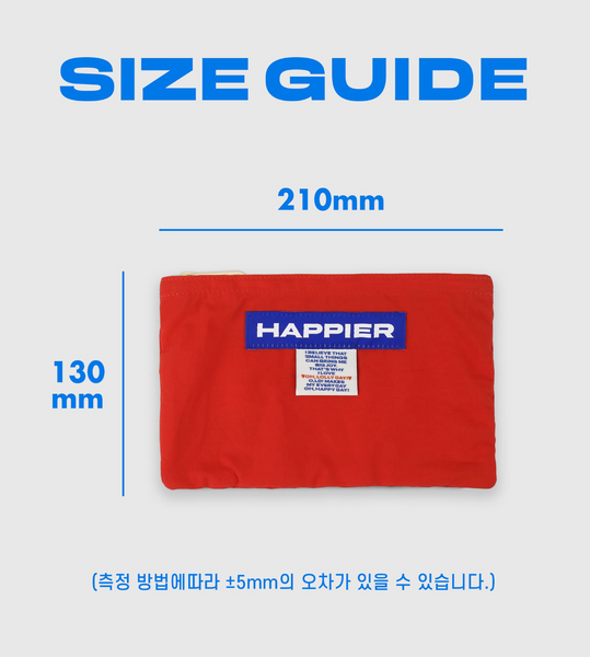 [oh,lolly day!] [Pouch] Happier label pouch M