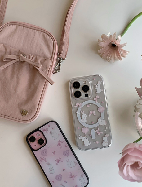 [Romantic Mood] Rabbit Bumper Phone Case