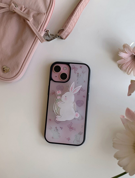 [Romantic Mood] Rabbit Bumper Phone Case