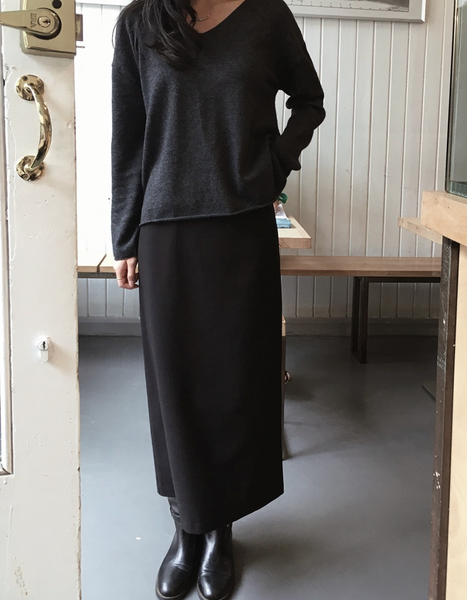 [SLOWAND] # SLOWMADE Lover Cash Fine Wool Rolling Knitwear