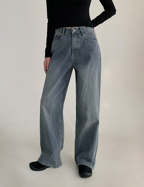 [SLOWAND] # SLOWMADE Corduroy Washed-Wide Denim Pants