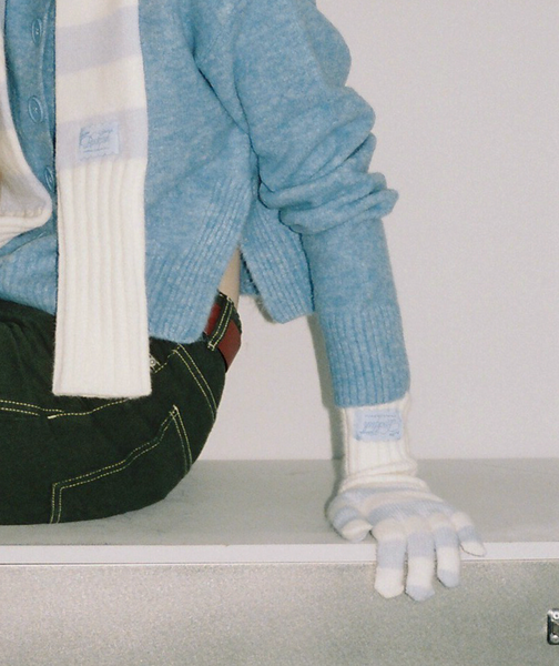 [Rockfish Weatherwear] STRIPE RIBBED GLOVES