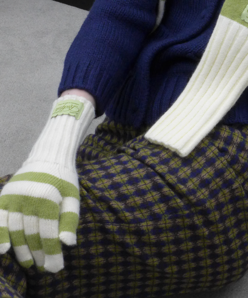 [Rockfish Weatherwear] STRIPE RIBBED GLOVES