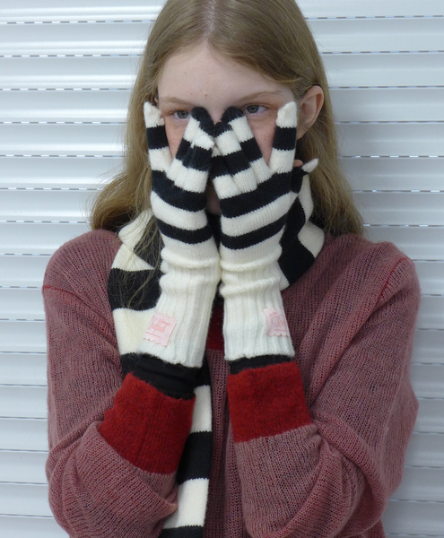 [Rockfish Weatherwear] STRIPE RIBBED GLOVES