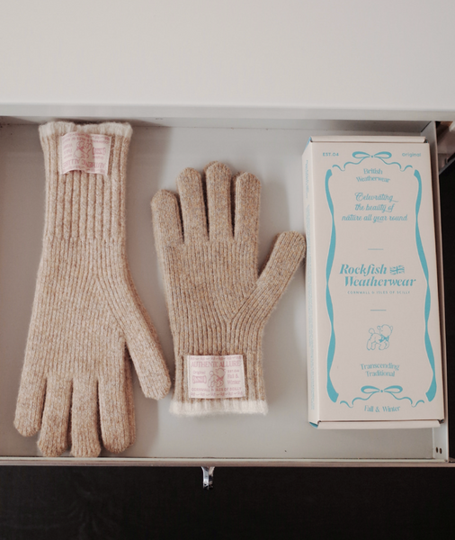 [Rockfish Weatherwear] WOOLY TWOTONE LONG GLOVES