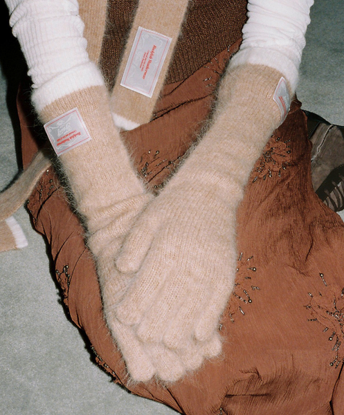 [Rockfish Weatherwear] FUZZY MAXI LONG GLOVES