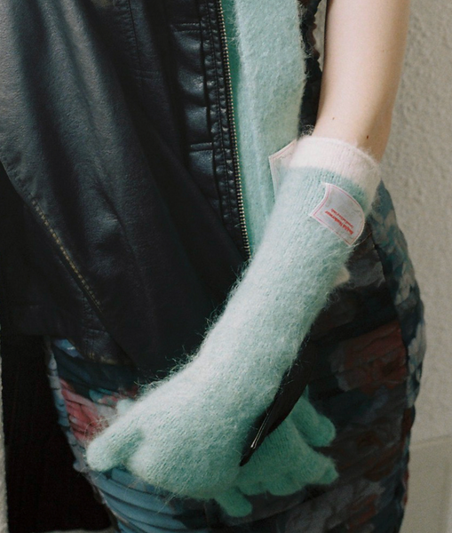 [Rockfish Weatherwear] FUZZY MAXI LONG GLOVES