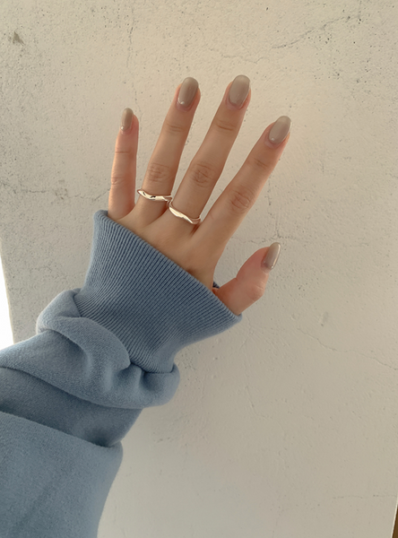 [moat] Dove Wave Ring (silver925)