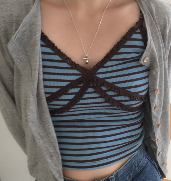 [moat] Balloon Cross Necklace (silver925)