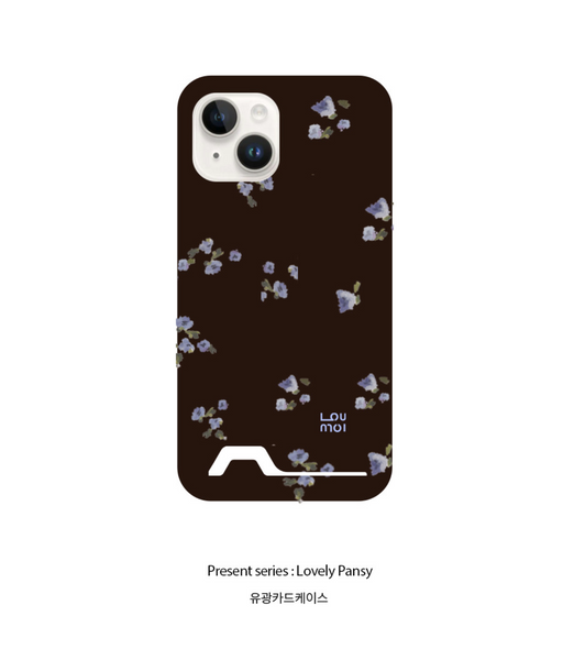 [loumoi] Present Series : Lovely Pansy Phone Case