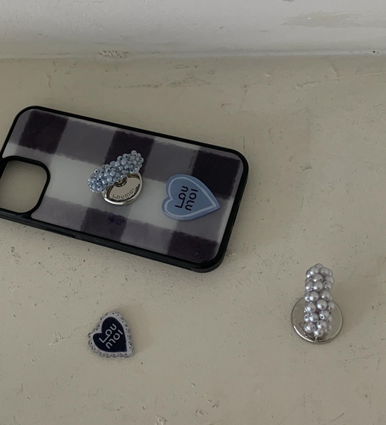 [loumoi] Present Series : Puffy Check Phone Case