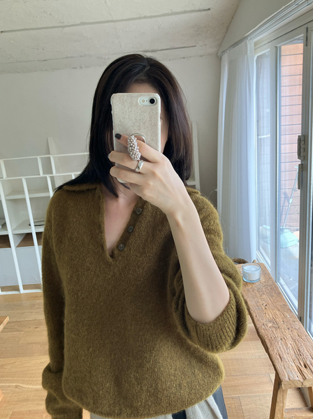 [loumoi] Present Series : Wool Beige Phone Case