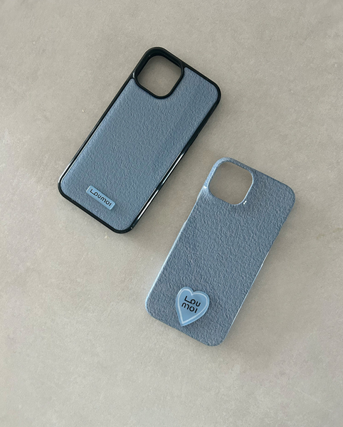 [loumoi] Present Series : Wool Skyblue Phone Case