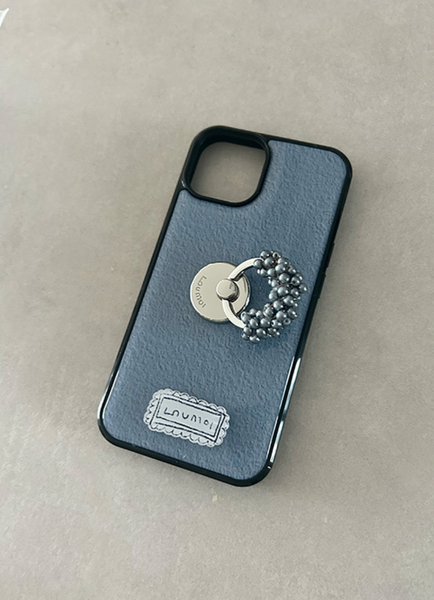 [loumoi] Present Series : Wool Skyblue Phone Case