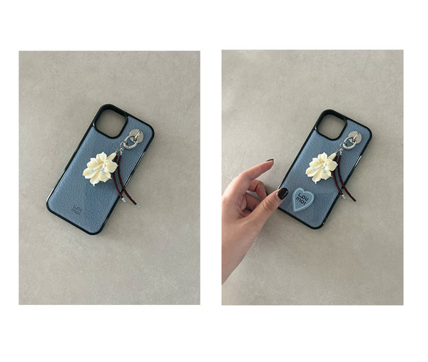 [loumoi] Present Series : Wool Skyblue Phone Case