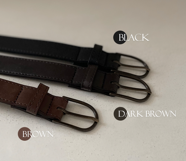 [SLOWAND] #LENTO Seasonless Antique Buckle Belt