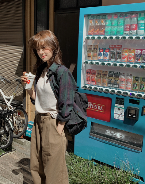 [SLOWAND] # SLOWMADE Dover Tartan Check Cotton Shirt