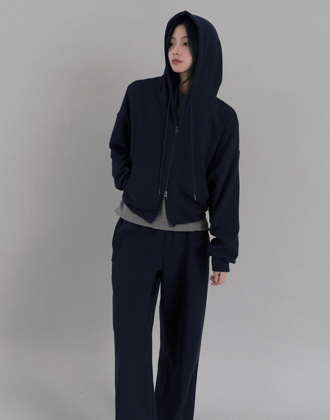 [SLOWAND] # SLOWMADE Training Hood Zip-Up