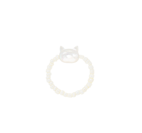 [Almostblue] KITTY PEARL RING