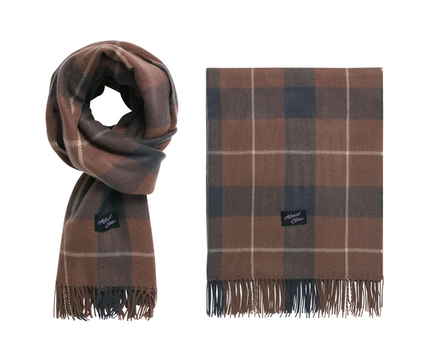 [Almostblue] BLUSH CHECK MUFFLER