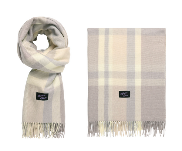 [Almostblue] BLUSH CHECK MUFFLER