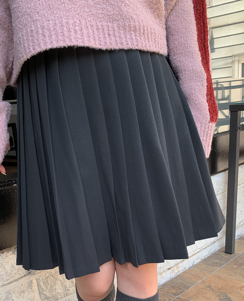 [FROM BEGINNING] Like Pleats Midi Skirt