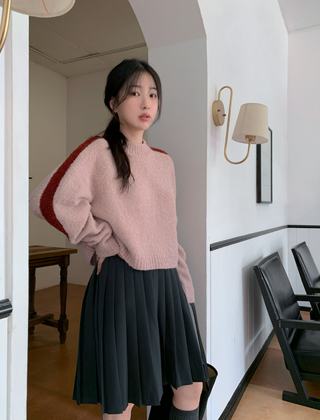 [FROM BEGINNING] Like Pleats Midi Skirt